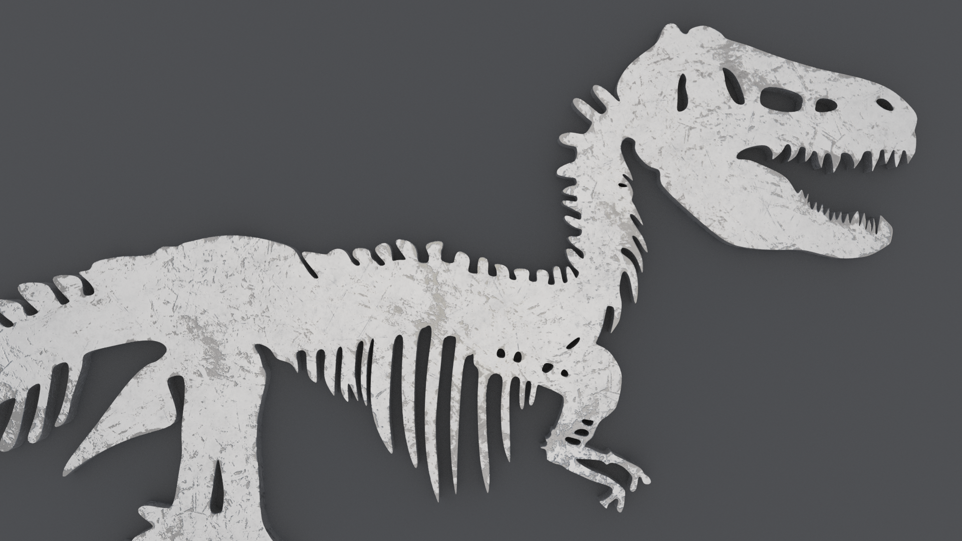 Dinosaur Skeleton - 3D Printable preview image 4